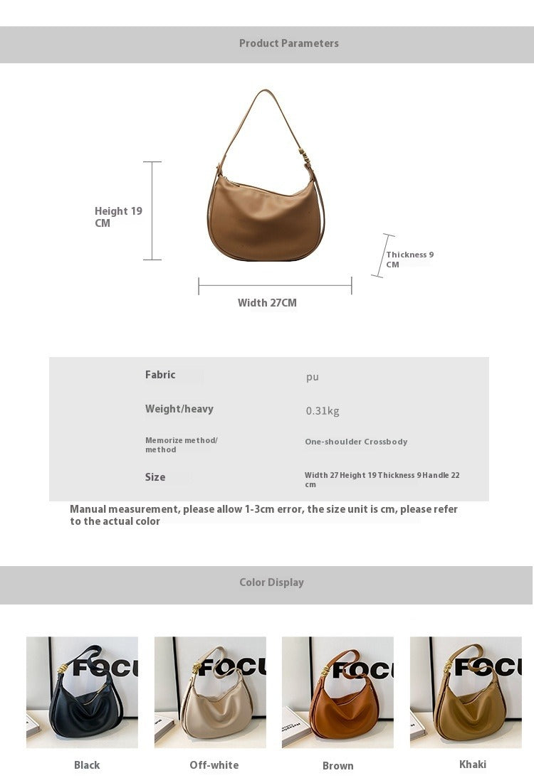 Underarm Bag Shoulder Commuter Messenger Bag For Women